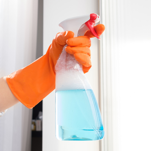 diluição de produtos de limpeza higiene